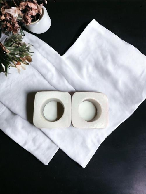 Urestone Mermer Peçete Yüzüğü-Pinterest Mermer Peçetelik-Mermer Sofra Sunum Peçete Yüzüğü