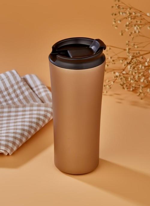 Ckr-2050 Gold 400 Ml Bardaklı Paslanmaz Çelik Termos