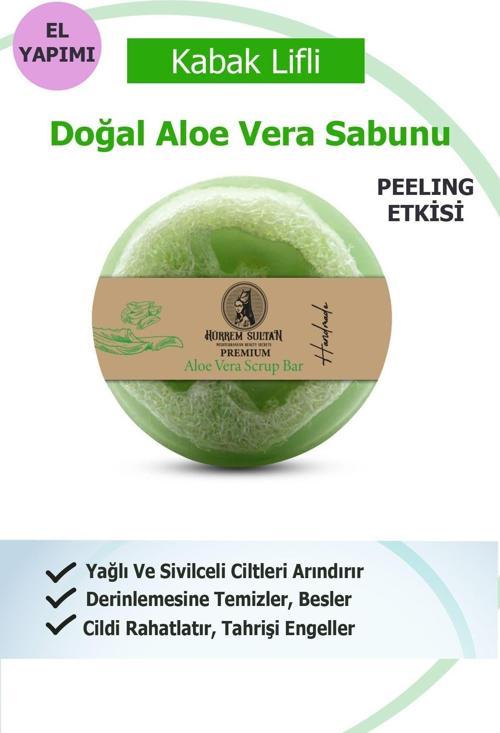 Hürrem Sultan Doğal Kabak Lifli Aloe Vera Sabunu 130 Gr
