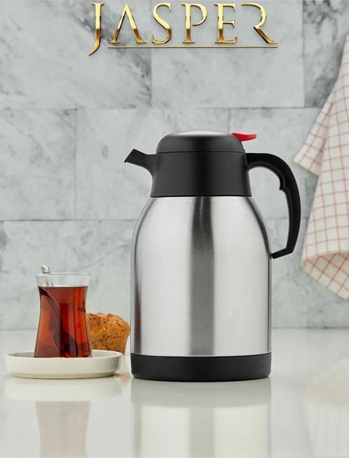 JPR-1200A 2 Litre Çift Kat Piknik Kamp Outdoor Çelik Çay Termosu