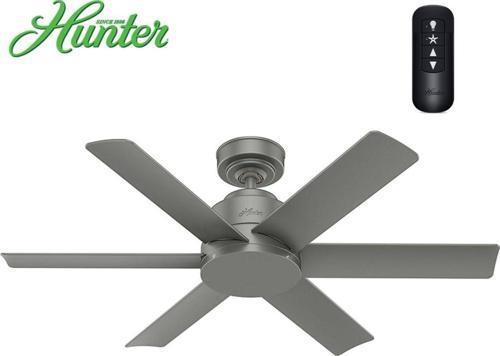 Kennicott Mat Gümüş - 112 Cm. Uzaktan Kumandalı Nemli Dış Mekan Tavan Vantilatörü