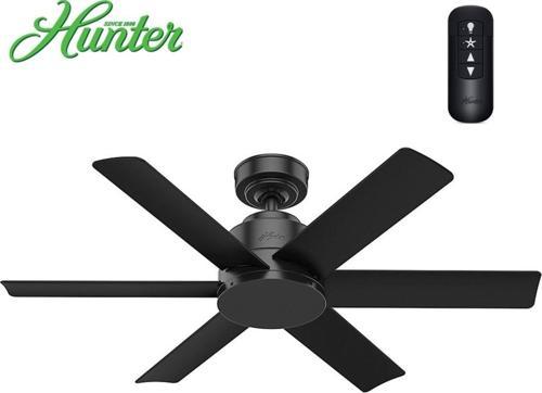 Kennicott Mat Siyah - 112 Cm. Uzaktan Kumandalı Nemli Dış Mekan Tavan Vantilatörü