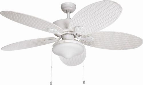 The Outdoor Series Beyaz - 132 Cm Aydınlatmalı Nemli Dış Mekan Tavan Vantilatörü