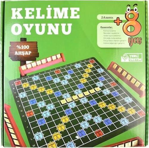 Ahşap Kelime Türetme Oyunu Büyük Boy ( 32,5x32,5 Cm )