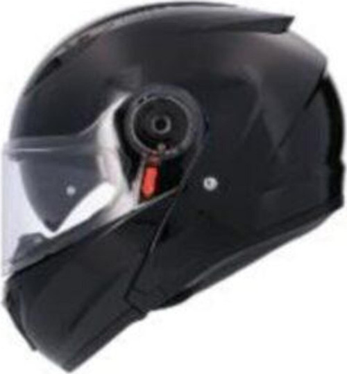 SHIRO FLİP UP 4124 SH-508SV TRITON SOLİDMAT BLACK SUNVİZOR XL