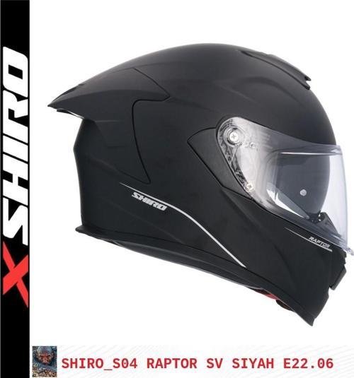 SHIRO KASK 100241 FULLFACC RAPTOR MÇC MATT_L SİYAH