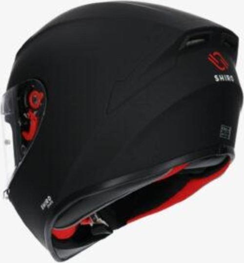 SHIRO FULLFACE 1003 SH-870 FIGHTER SOLİDMAT BLACK L