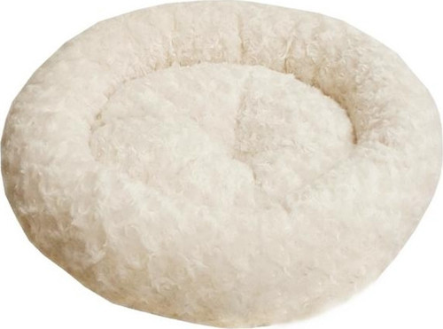 Kedi Köpek Simit Yatak 58*12 cm Beyaz
