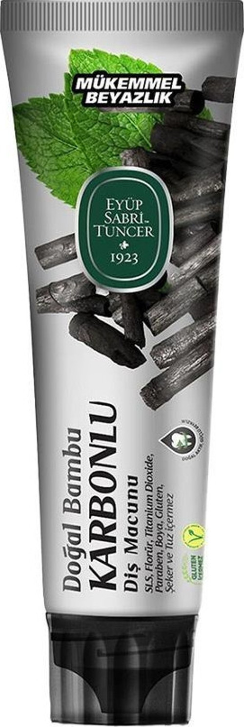 Doğal Bambu Aktif Karbonlu Diş Macunu 75 ml