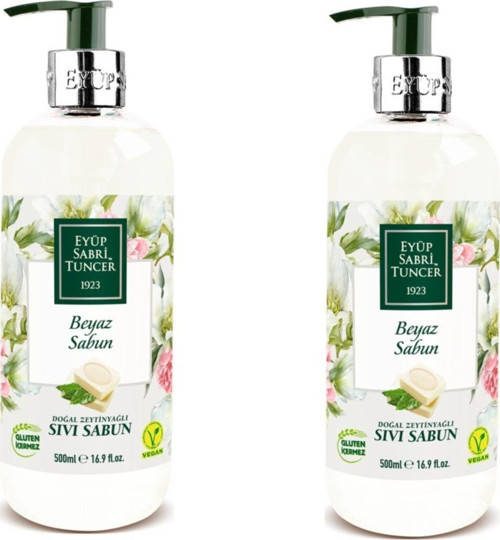Beyaz Sabun Sıvı Sabun 500 ml x 2 Adet