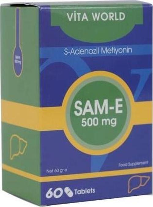World Sam-e 500mg 60 Tablet