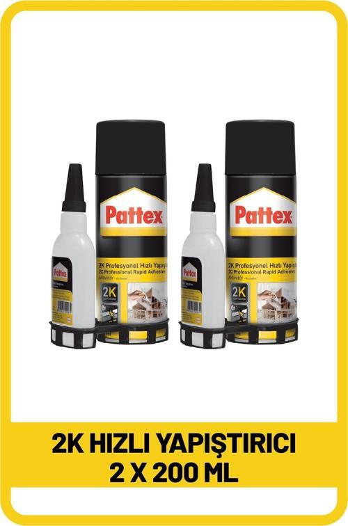 2K Hızlı Yapıştırıcı 200ml x 2 Adet | Güçlü ve Hızlı Yapışma