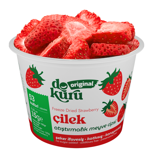 Original Çilek Atıştırmalık Meyve Cipsi