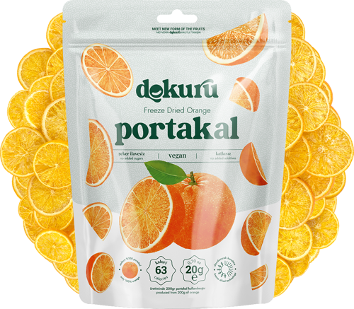 Original Portakal Atıştırmalık Meyve Cipsi