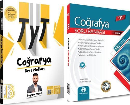 Benim Hocam TYT Coğrafya Video Ders Notları ve Bilgi Sarmal TYT Coğrafya Soru Bankası Seti 2 Kitap