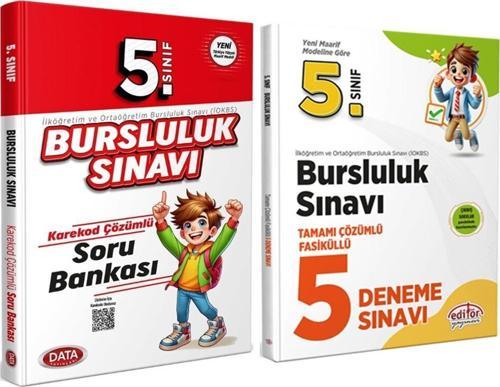 Data Yayınları 2025 5.Sınıf Bursluluk Soru ve Deneme Seti 2 Kitap