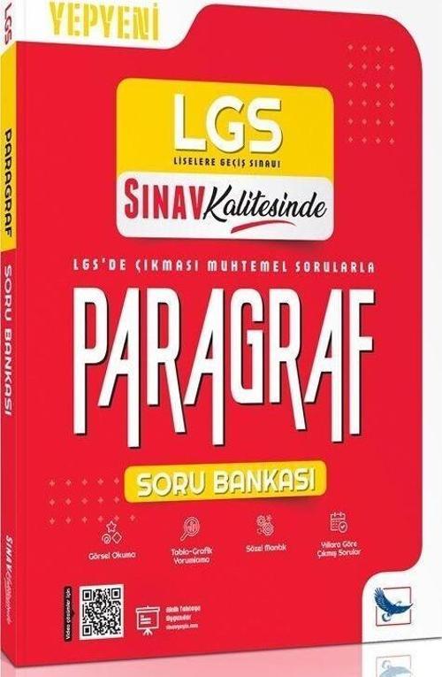 8. Sınıf LGS Paragraf Sınav Kalitesinde Soru Bankası Sınav Yayınları
