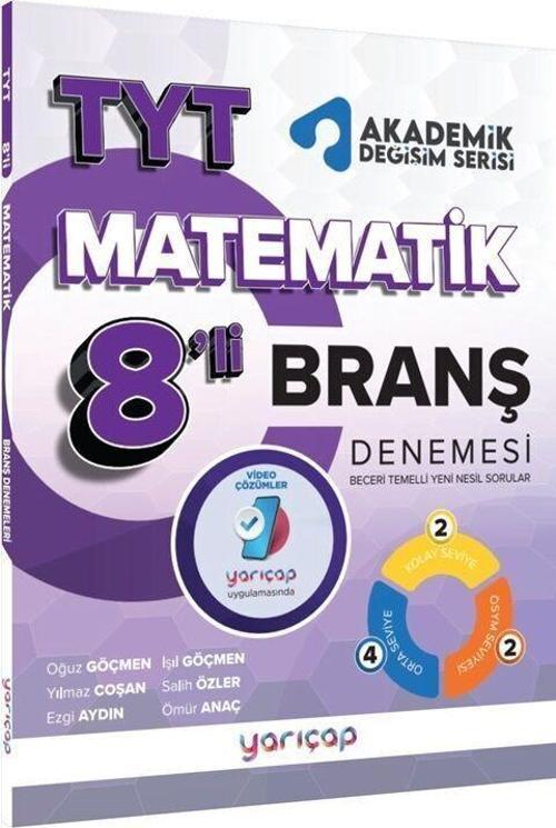 TYT Matematik 8 li Branş Denemesi YarıÇap Yayınları