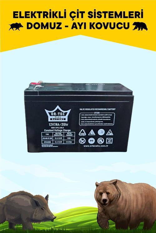 12 VOLT 7 AMPER AKÜ