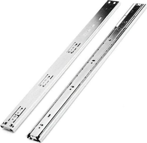 Galvan Teleskopik Frenli Çekmece Rayı 35X450