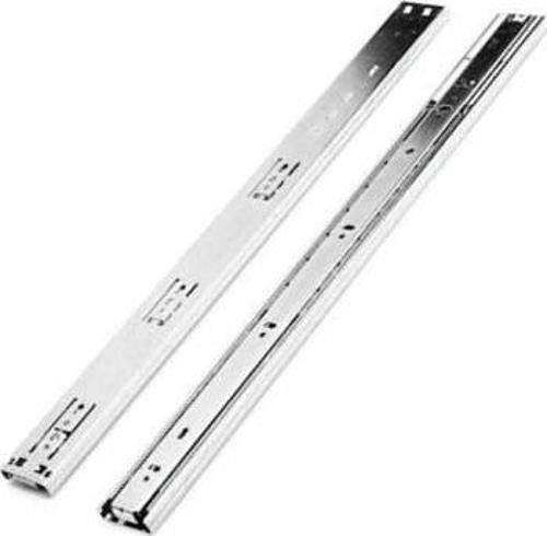 Galvan Teleskopik Frenli Çekmece Rayı 46x400