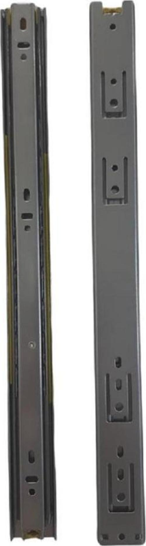 Galvanizli Teleskopik Çekmece Rayı 35x400