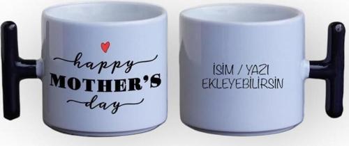 Anneler Günü İsim/Mesaj T Kupa Beyaz