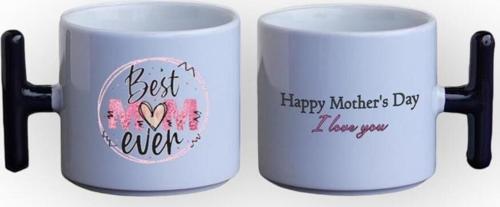 Best Mom Ever T Kupa Beyaz