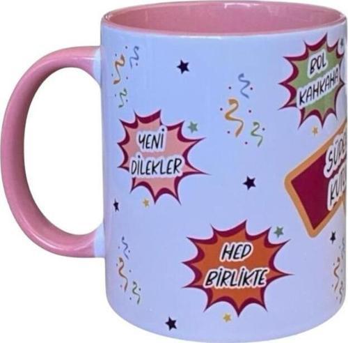 Doğum Günü Dilekleri Pembe Doğum Günü Kupası Pembe