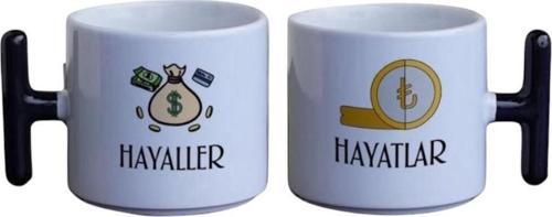 Hayaller Hayatlar Bankacı T Kupa Beyaz