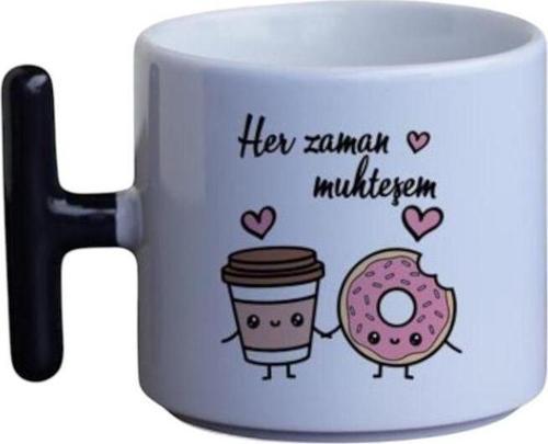Her Zaman Muhteşem Sevgili T Kupa Beyaz