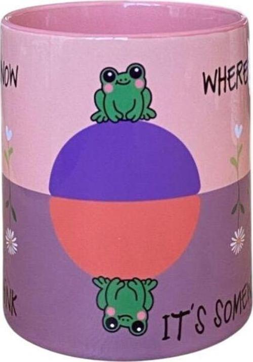 Somewhere Good Motivasyon Kupası Pembe