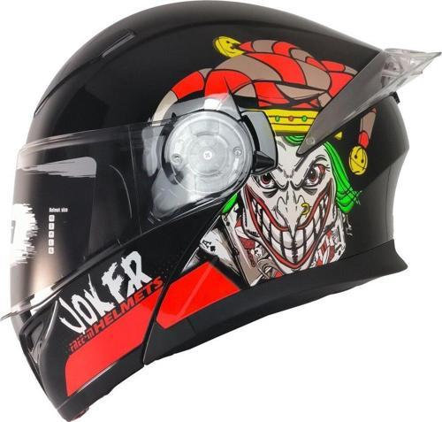 Motosiklet Çene Açılır Kask Ece 22.06 Sertifikalı Güneş Vizörlü Yeni Sezon Kurye Motor Kaskı Joker