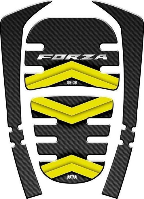 Tank Pad 010 Siyah Sarı Desenli Honda Forza 2021-2024