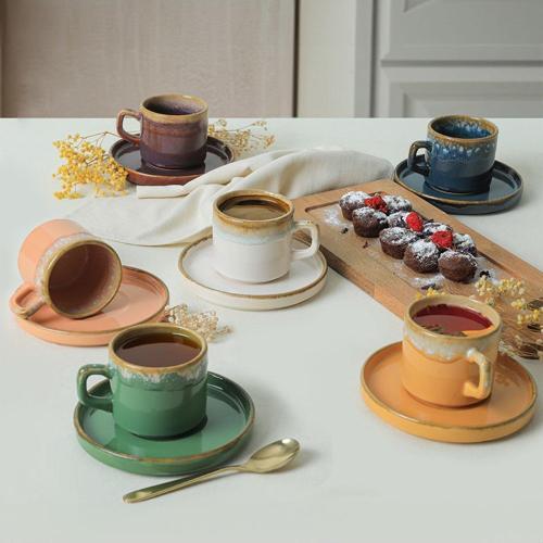Shizen Stackable Çay Takımı 12 Parça 6 Kişilik