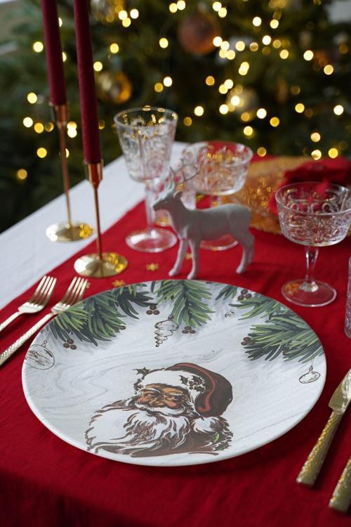 Santa Servis Tabağı 26 Cm - 17958