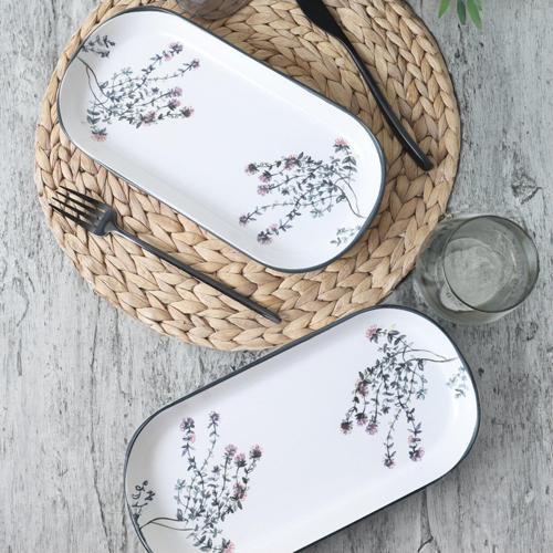 Çiçek Bahçesi Noyan Kayık Tabak 28 Cm 2 Adet 18938