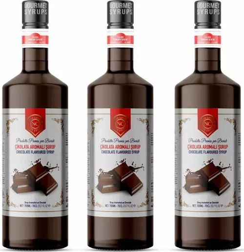 Nish Çikolata Aromalı Şurup 3 x 700 ML - P