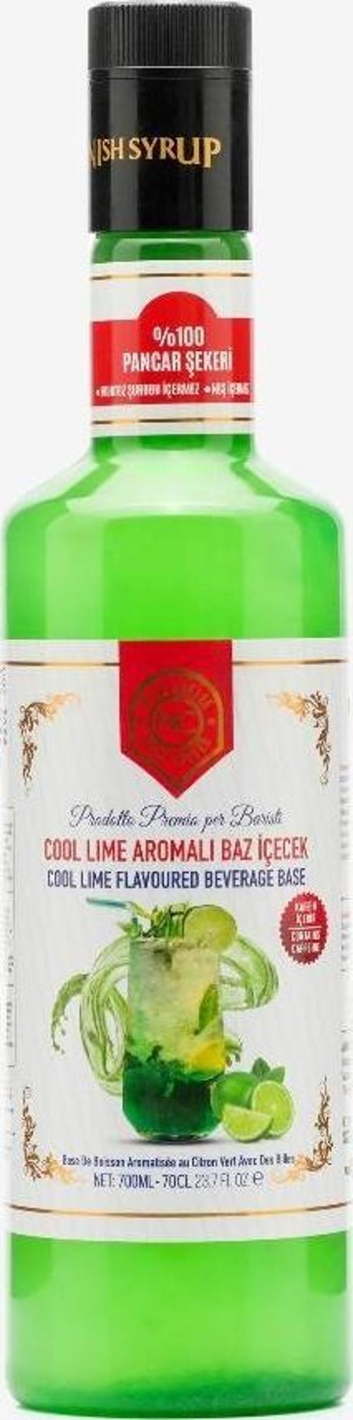 Nish Cool Lime Aromalı Baz İçecek 700 ML - Pet Şişe