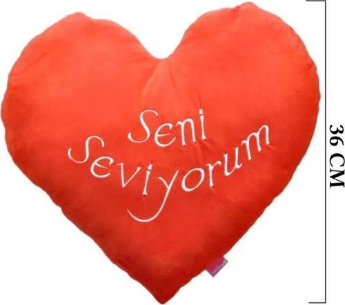 1153K Kalp Yastık 36x36 cm