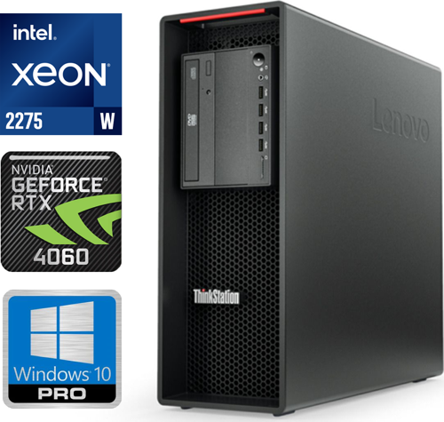 DWS ThinkStation P520 W-2275 64GB 1TB HDD 1TB SSD 8 GB RTX4060 W10P 30BE00HGTX 101