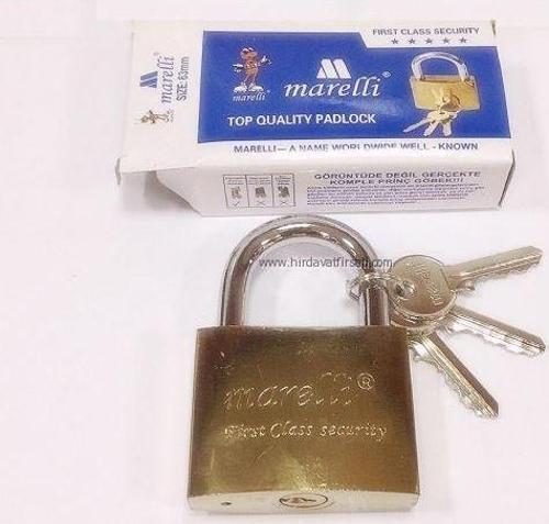 titanyum kaplı sarı asma kilit 63 mm