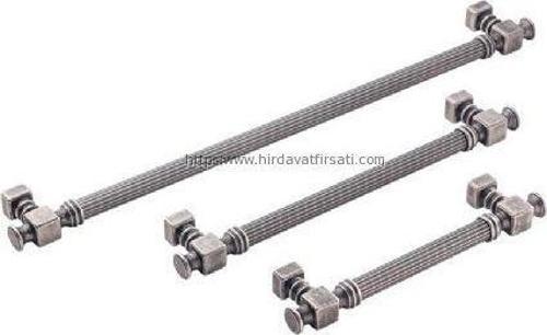 Doğanlar AL344 ekselans antik gümüş mobilya kulp kulbu 192 mm