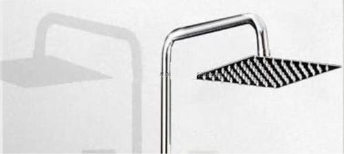 Kireç kırıcılı 304 kalite paslanmaz inox kare tepe duş başlığı 25x25 cm inox