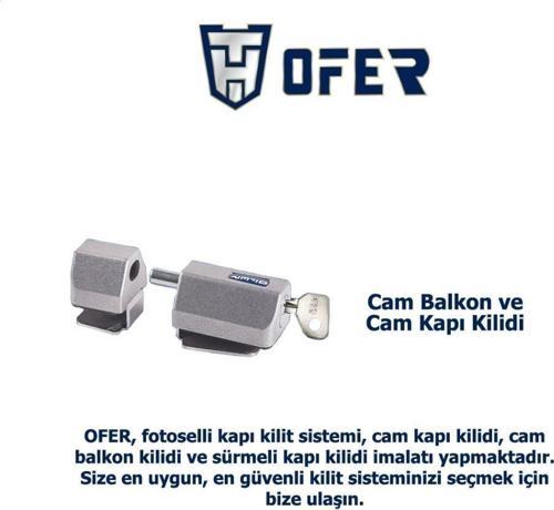 Ofer cam kapılar ve cam balkonlar için Güvenlikli emniyet kilidi Yeni TİP