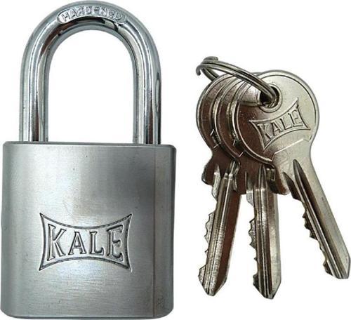 Kale KD001/10-640 prinç asma kilit 40 mm nikel kaplamalı