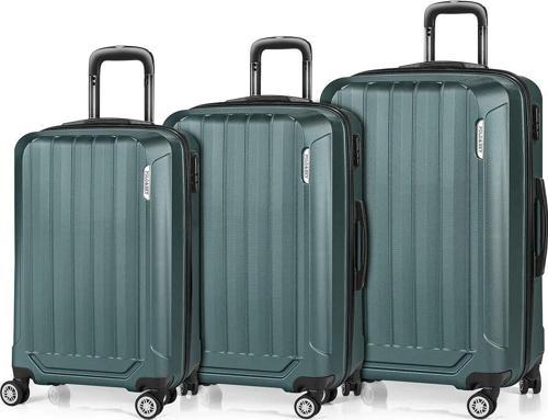 Spring Model Haki Renk 3'lü Valiz Seti Kabin - Orta - Büyük