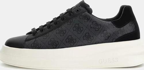 Erkek Elba 4G Logolu Siyah Sneaker