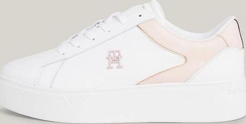 Kadın Platform Beyaz Pudra Sneaker