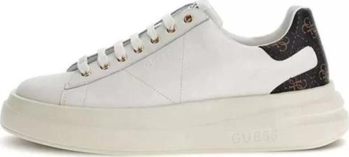 Erkek 4G Logolu Elba Beyaz Sneaker